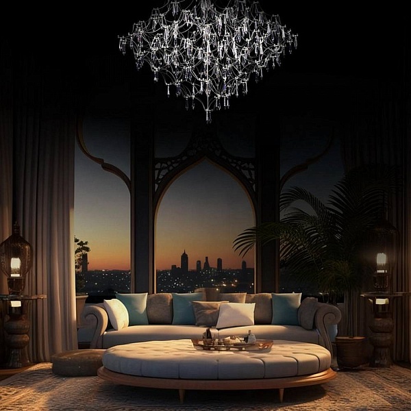 Люстра подвесная LOFT IT MIRA 10259/1000 Silver Asfour