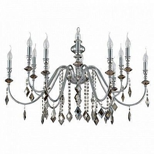 Люстра подвесная CRYSTAL LUX MERCEDES MERCEDES SP6+6 CHROME/SMOKE