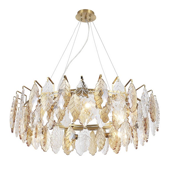 Люстра подвесная CRYSTAL LUX TREVI SP8 BRASS