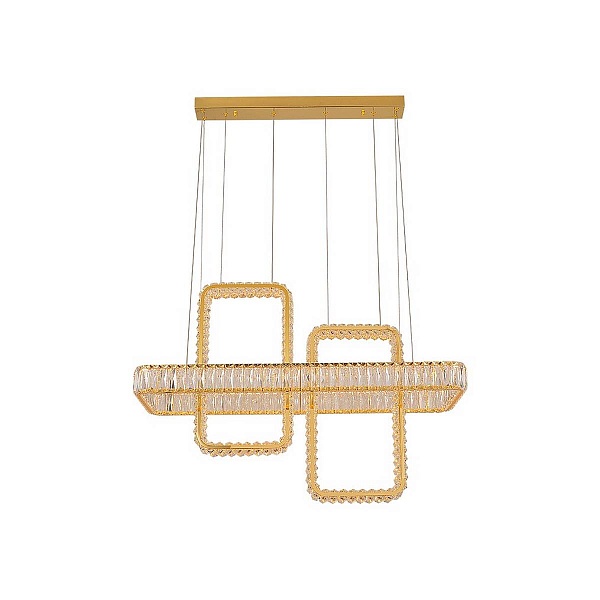 Люстра подвесная NEWPORT CRYSTAL 8232+2N/S gold