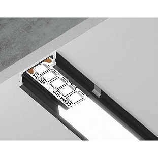 Профиль для ленты LED накладной AMBRELLA LIGHT GP GP1700BK