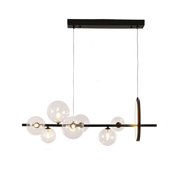 Подвес DELIGHT COLLECTION ART DECO BUBBLE KG1233P-7 black/clear