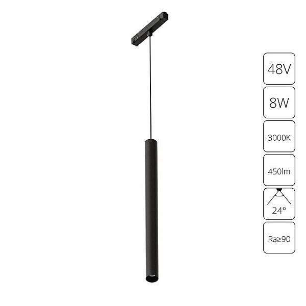 Трековый светильник ARTE LAMP LINEA A4780SP-1BK