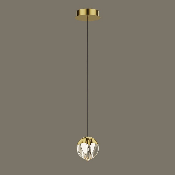 Подвес DELIGHT COLLECTION MD24001033 MD24001033-1A gold/clear