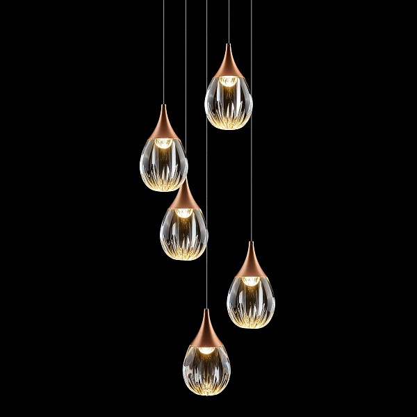 Подвес DELIGHT COLLECTION STILLA MD24001004-5A copper/clear