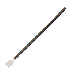 Коннектор лента-БП для 5050 RGB (10мм) 20см (10шт/упаковка) JAZZWAY