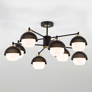 Люстра потолочная EUROSVET NOCCIOLA 70106/8 черный