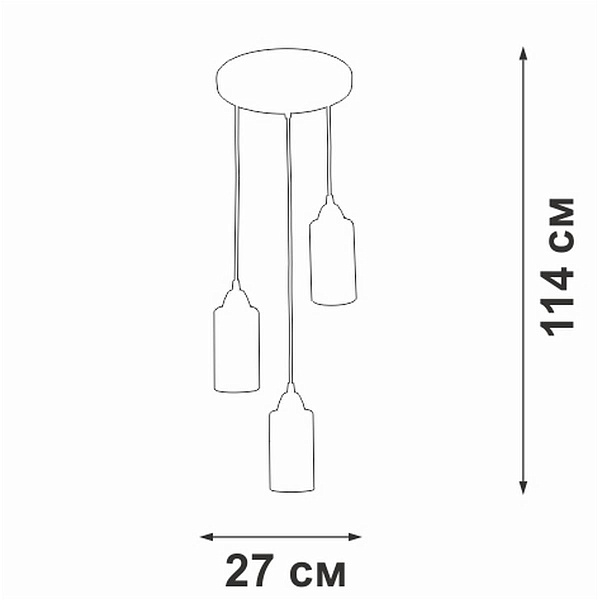 Подвес VITALUCE  V3787-7/3S