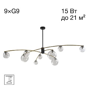Люстра потолочная CITILUX FISHER CL218193