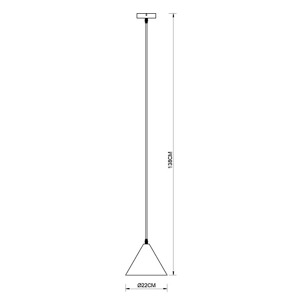 Подвес ARTE LAMP DAVID A7033SP-1BK