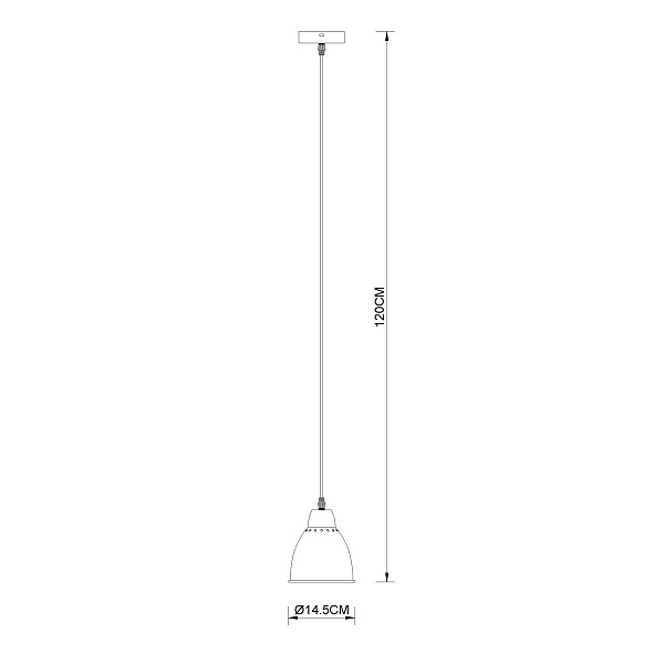 Подвес ARTE LAMP Braccio A2054SP-1AB