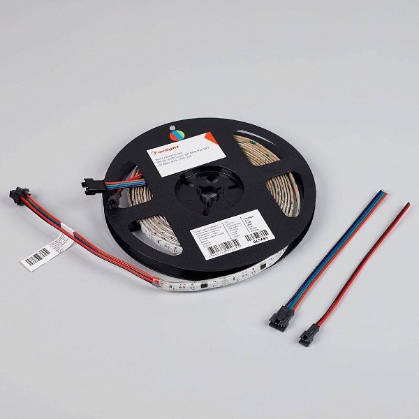 Лента LED SPI-SE-A120 23 W/m 24V IP65 2835/120 RGB 10mm (5м) 49451 ARLIGHT