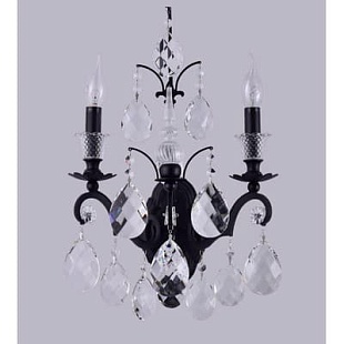 Бра CRYSTAL LUX MAGNIFICO MAGNIFICO AP2 BLACK/TRANSPARENT