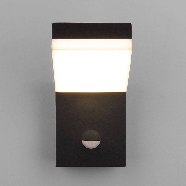 Светильник уличный настенный ELEKTROSTANDARD SENSOR 1541 TECHNO LED черный a053946