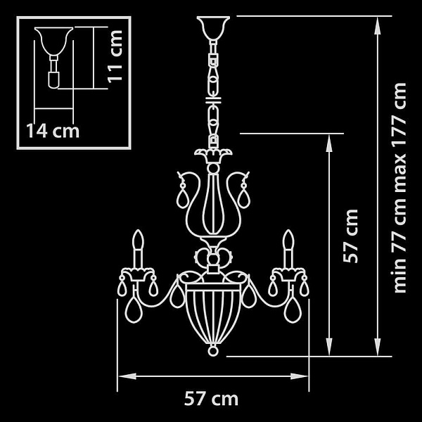 Люстра подвесная LIGHTSTAR SCHON 790064