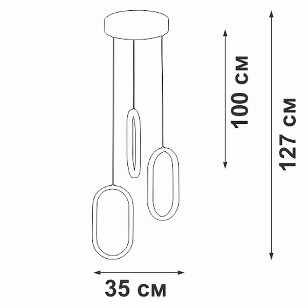 Подвес VITALUCE  V3776-0/3S
