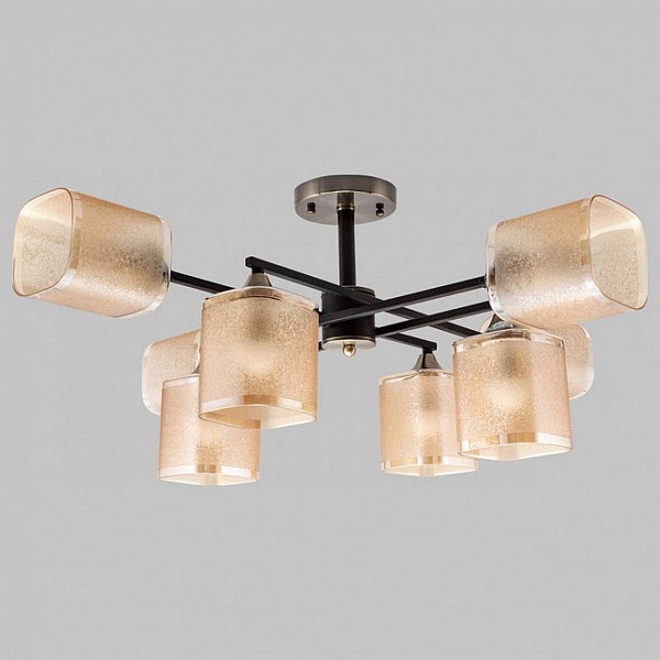 Люстра потолочная IMEX MD.4212 MD.4212-8-S-BK+AB
