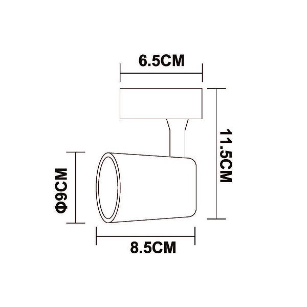 Трековый светильник ARTE LAMP Amico A1810PL-1WH