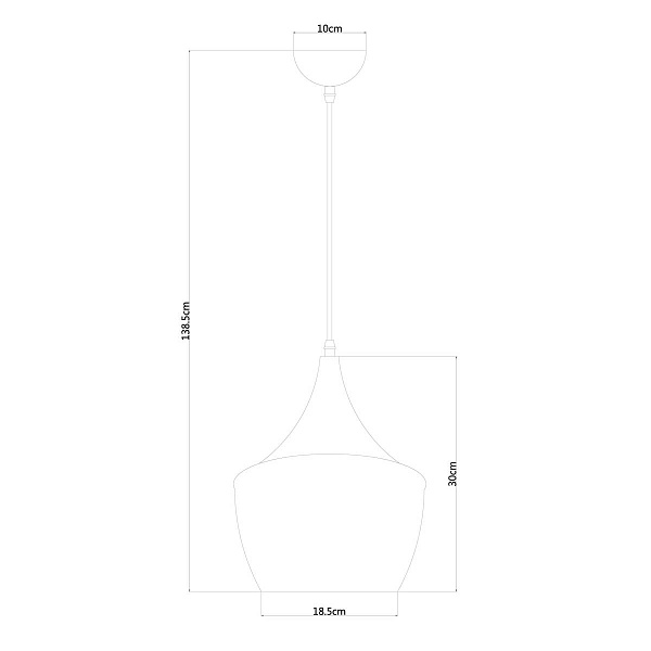 Подвес ARTE LAMP Cappello A3407SP-1BK
