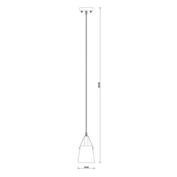 Подвес ARTE LAMP THOMAS A7032SP-1BK