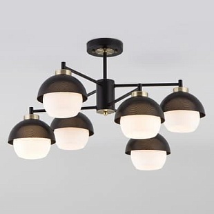 Люстра потолочная EUROSVET NOCCIOLA 70106/6 черный