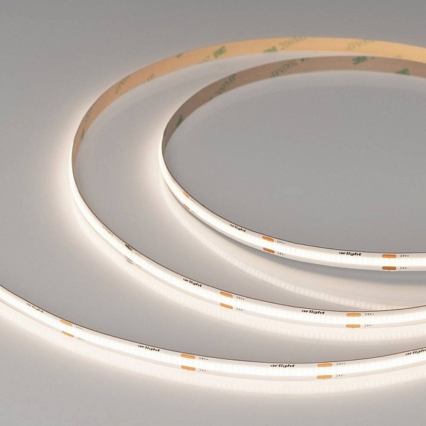 Лента LED COB-X480 8 W/m 24V IP20 COB/480 4000K 8mm (5м) 39058 ARLIGHT