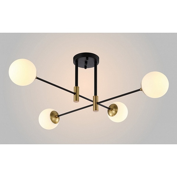 Люстра потолочная CRYSTAL LUX FIDEL FIDEL PL4 BLACK