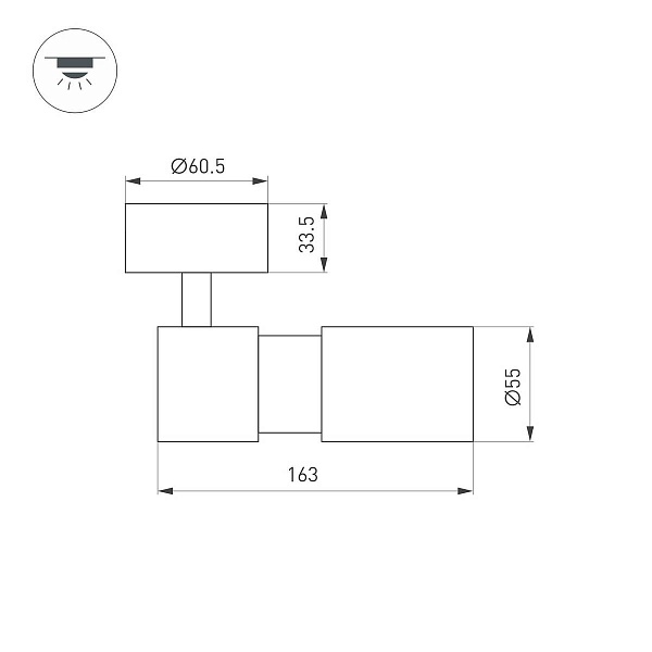 Спот ARLIGHT SP-ARTEMIS-SURFACE-FLAP-R55-12W 51793