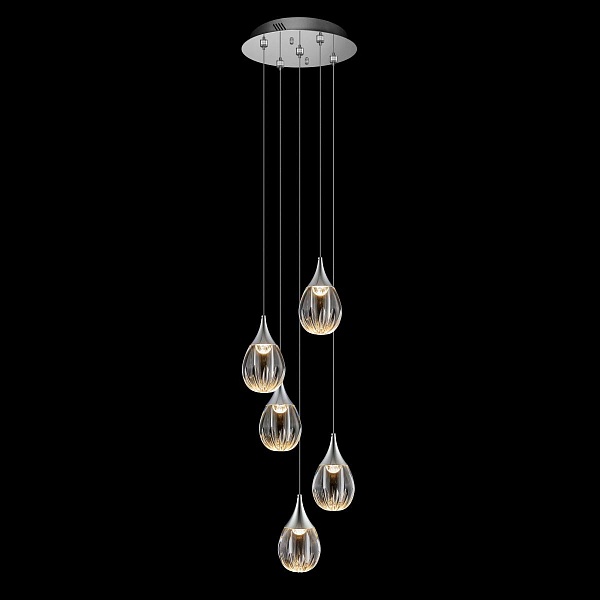 Подвес DELIGHT COLLECTION STILLA MD24001004-5A chrome/clear
