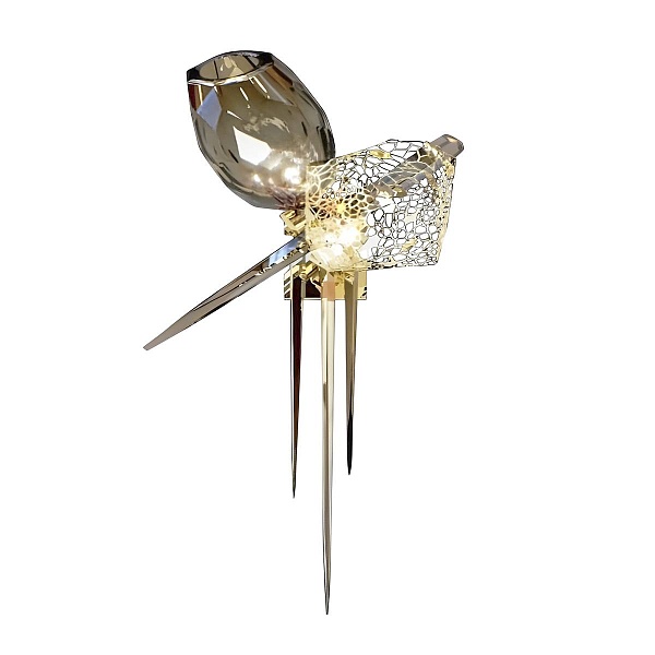 Бра DELIGHT COLLECTION BRITANNICA 8898W gold/smoky