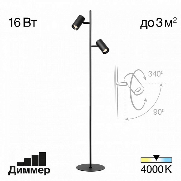 Торшер CITILUX TWIN CL809011N
