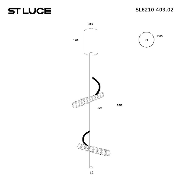 Светильник потолочный ST LUCE LILT SL6210.403.02