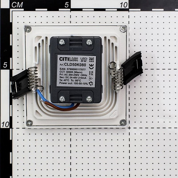 Светильник встраиваемый CITILUX ОМЕГА CLD50K080
