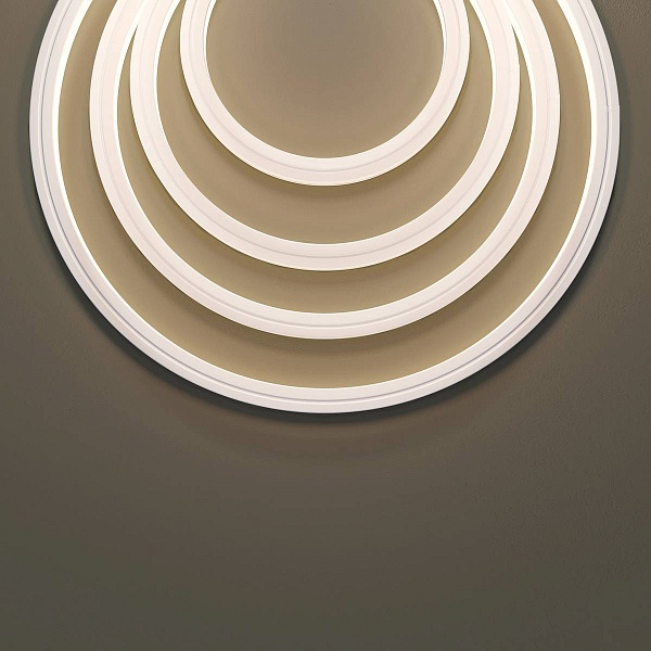 Лента LED ГИБКИЙ НЕОН 12 W/m 24V IP67 2835/140 3000K 12mm (5м) 432022 MAYTONI