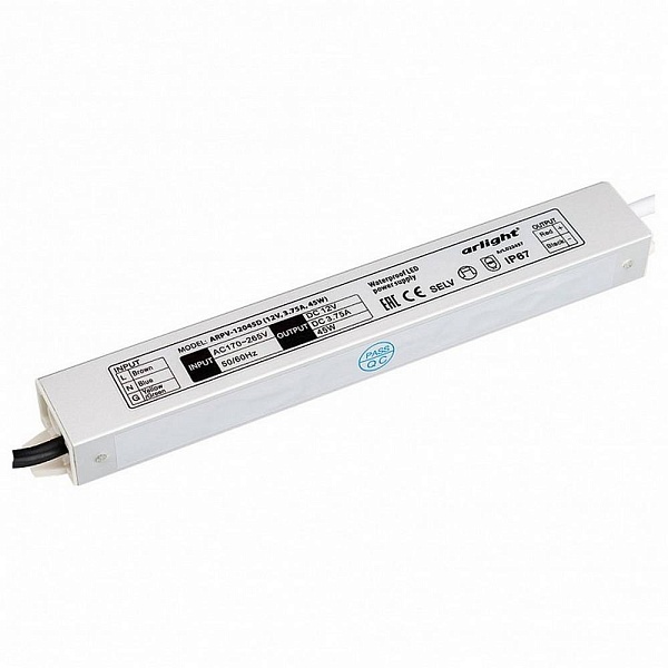 Блок питания ARLIGHT ARPV 12V 45W IP67 22457