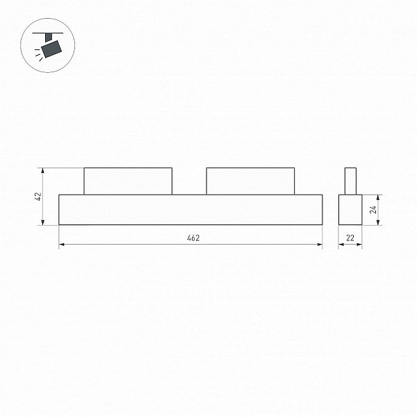 Трековый светильник ARLIGHT MAG-ORIENT 33612