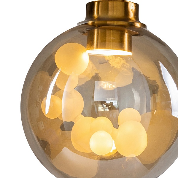 Подвес DELIGHT COLLECTION SOAP KG1148P brass/amber