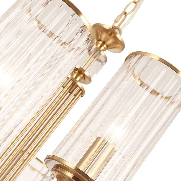Люстра подвесная CRYSTAL LUX GLORIA SP9 BRASS