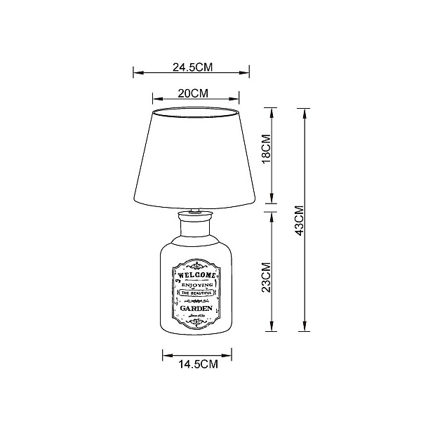 Настольная лампа ARTE LAMP ISOLA A4272LT-1GY