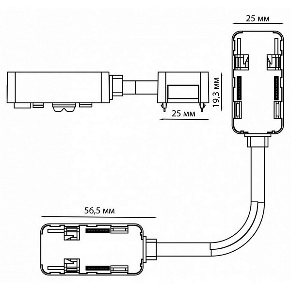 L-коннектор NOVOTECH SMAL 135223