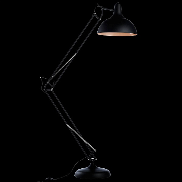 Торшер ARTE LAMP Goliath A2487PN-1BK