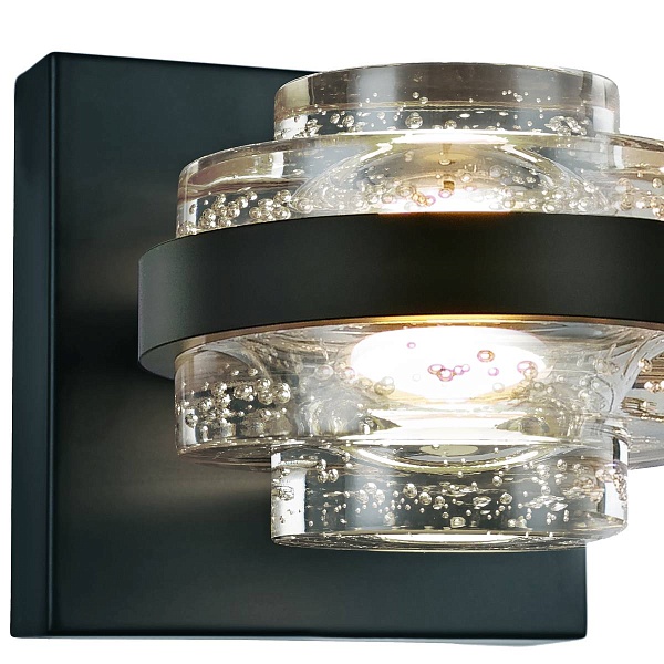 Бра DELIGHT COLLECTION MD22030002 MB22030002-1A black/clear
