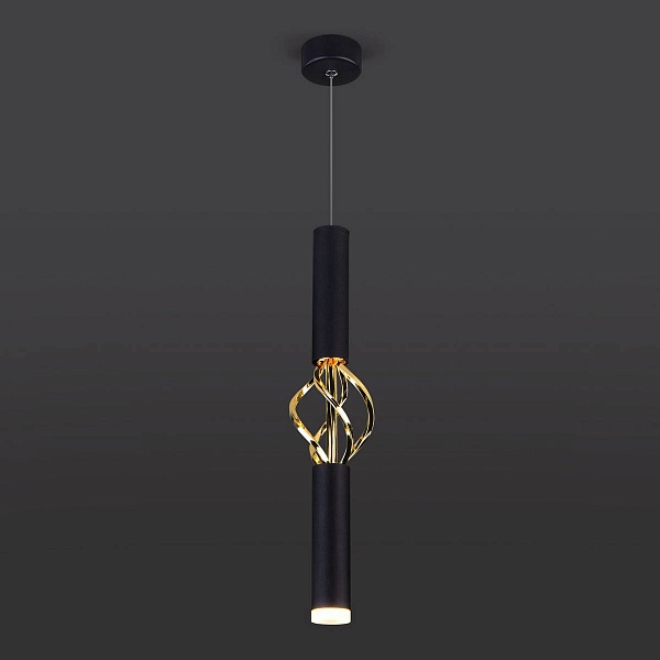 Подвес EUROSVET LANCE 50191/1 LED черный/золото a049107
