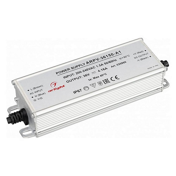 Блок питания ARLIGHT ARPV 36V 150W IP67 35965
