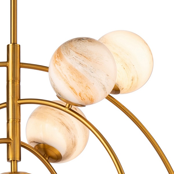 Люстра подвесная DELIGHT COLLECTION PLANET KG1122P-13 brass