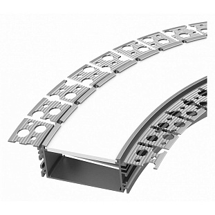 Профиль для ленты LED врезной FANTOM 27,3x98,6мм без рассеивателя (2м) 46423 ARLIGHT