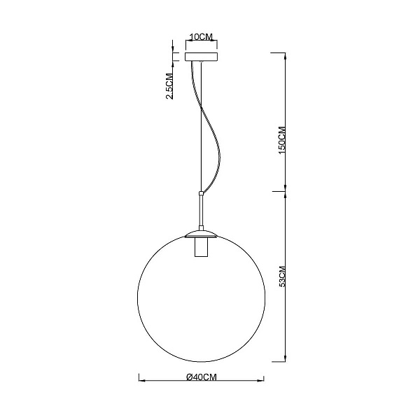 Подвес ARTE LAMP VOLARE A1564SP-1PB