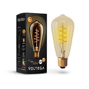 Лампа Ретро VOLTEGA LOFT LED  ST64 4W 2000K E27 DIM 7077