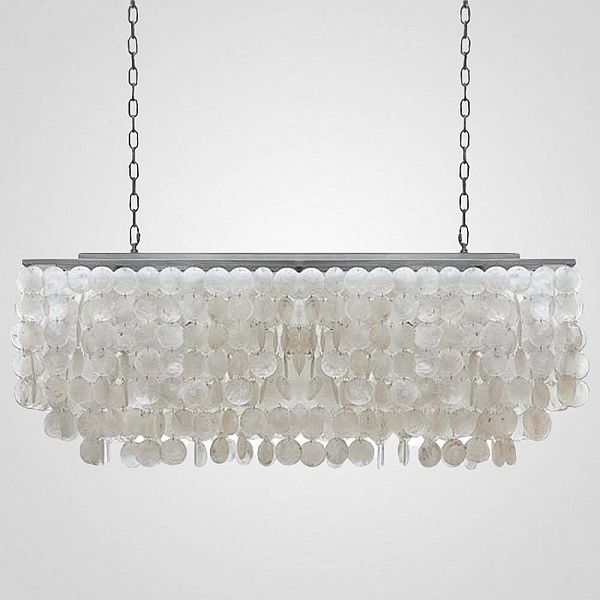 Подвес IMPERIUMLOFT RECTANGLE SHELL CHANDELIER 2 CASCADES 75535-22