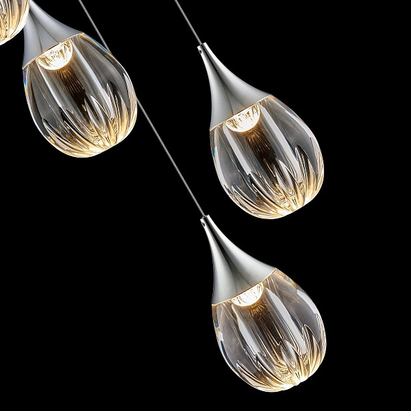 Подвес DELIGHT COLLECTION STILLA MD24001004-9A chrome/clear